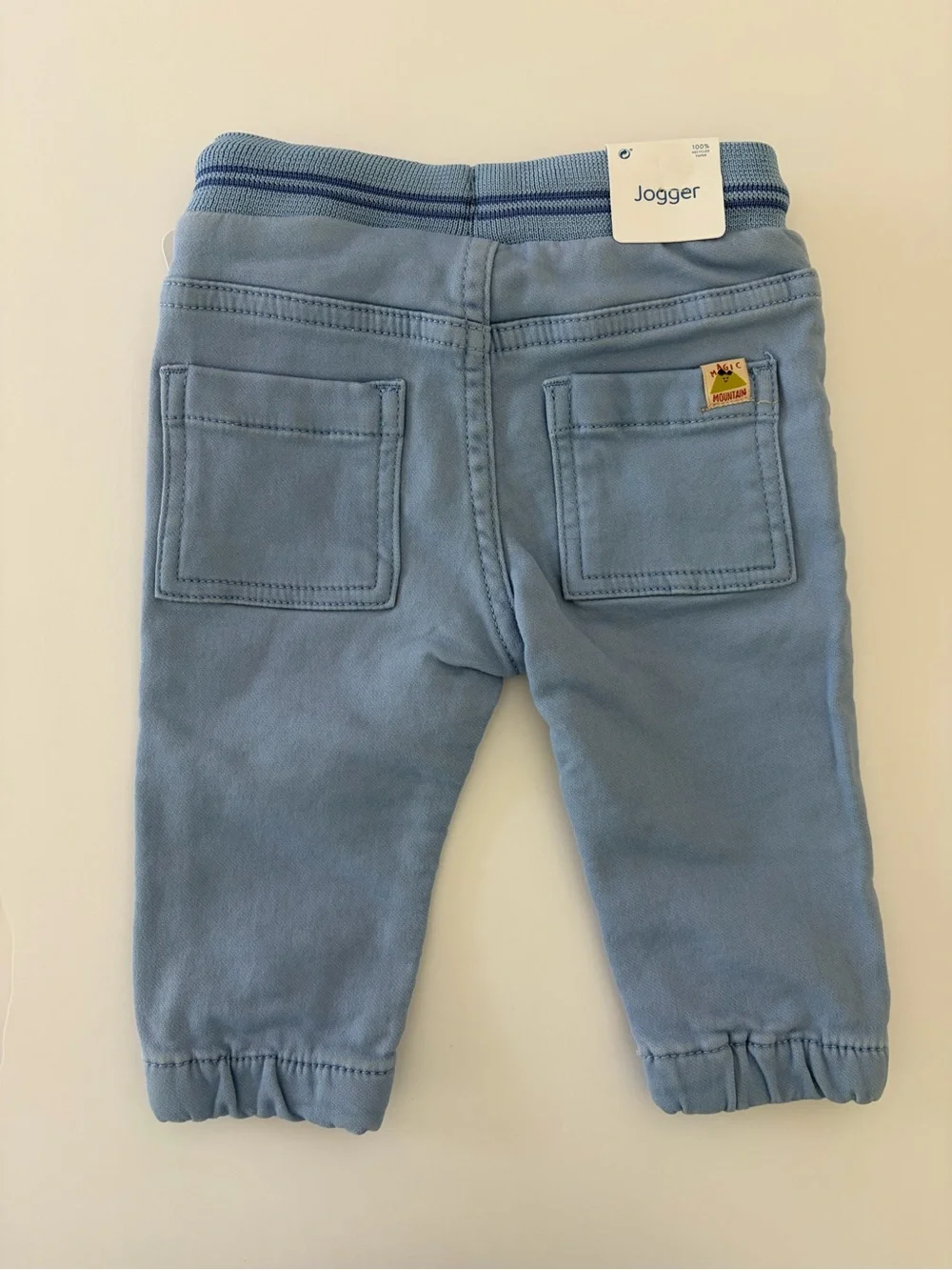 Mayoral Baby Light Blue Jogger Pants Size 6 Months NWT